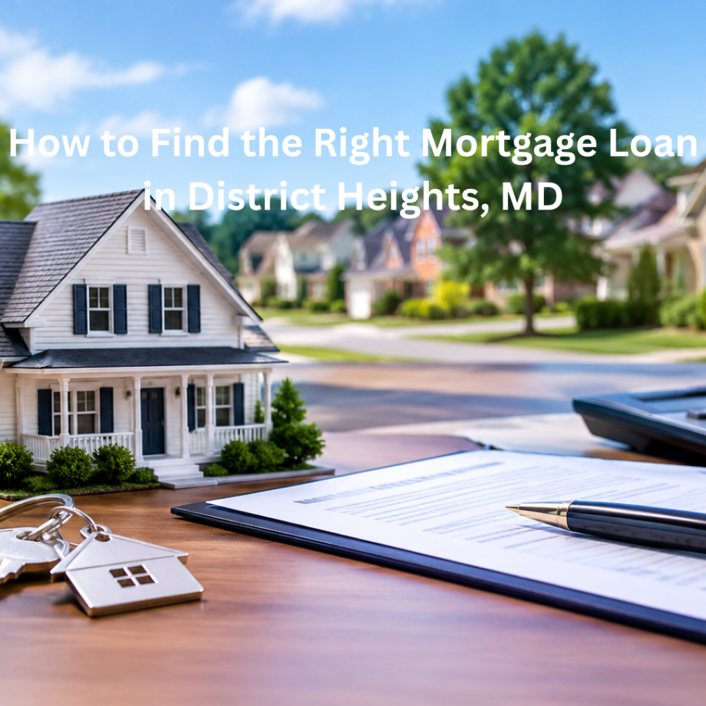 Mortgage Loan in District Heights MD